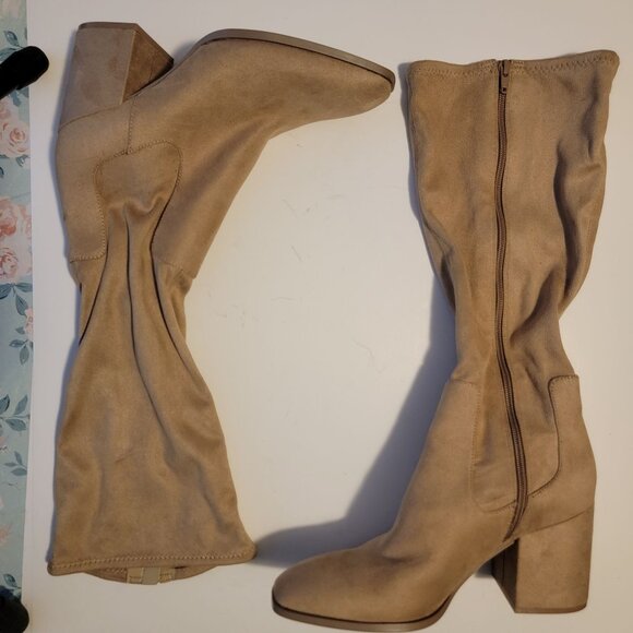 NEW Vionic Inessa Knee High Boots Womens 10 Neutral Contemporary Arch Support - Picture 3 of 11